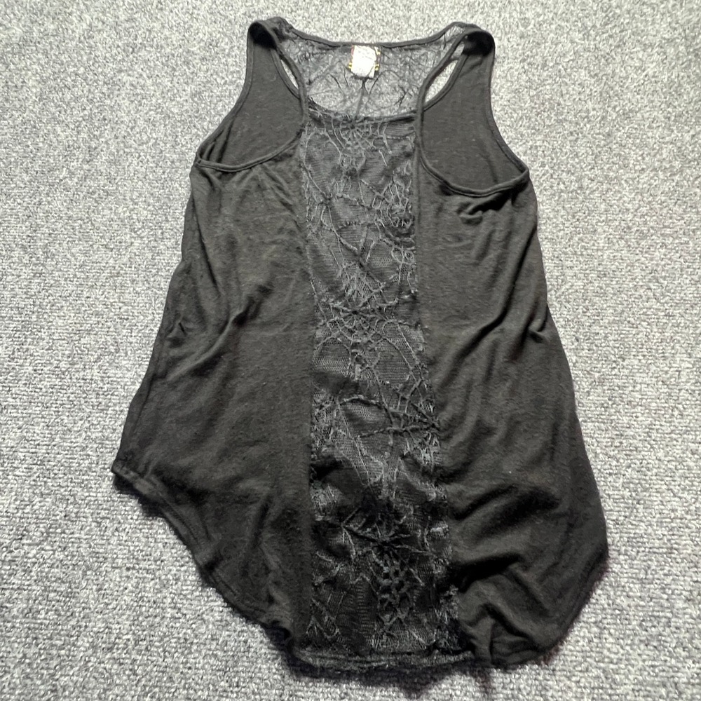 Disney Hocus Pocus Amuck Tank Top Lace Spiderweb Back Small Black - Picture 8 of 10